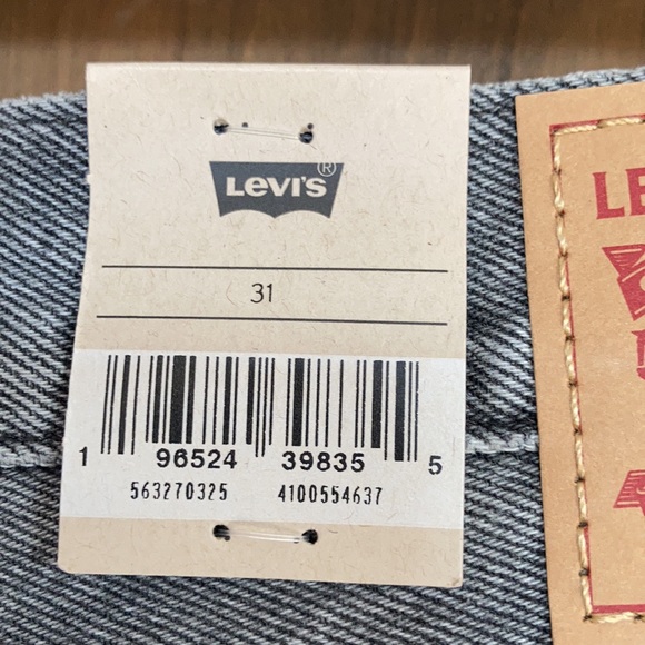 Offer $35 Levi’s distressed high rise 501 jean cotton denim short cutoff vibe 31 - Picture 12 of 15